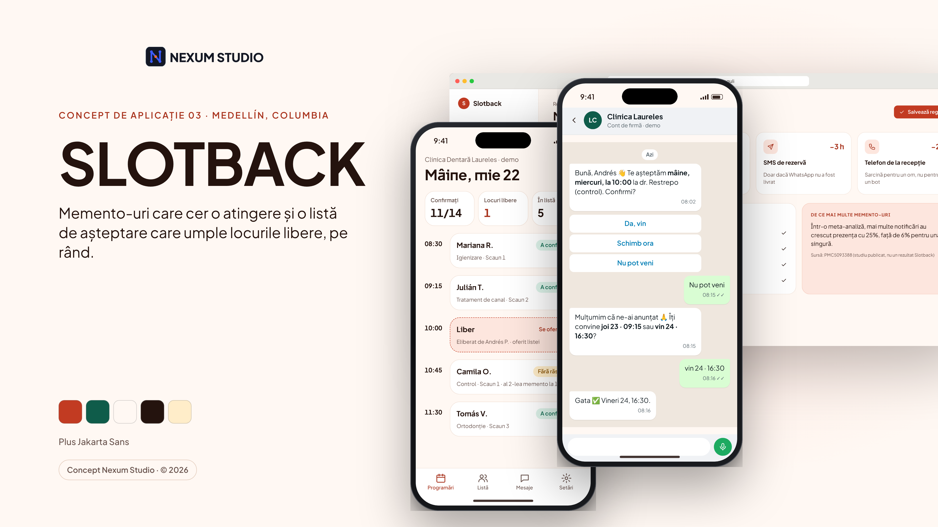 SLOTBACK: ecrane cheie în rame de dispozitiv
