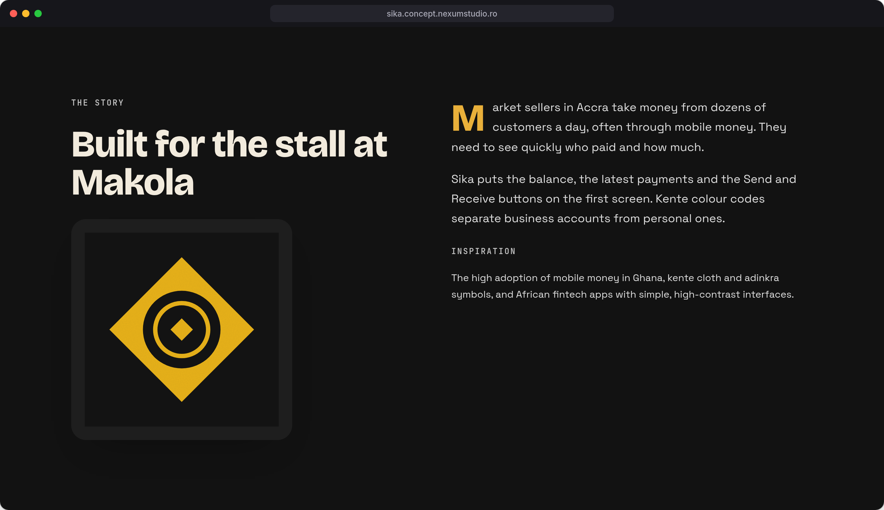 SIKA: The story, desktop