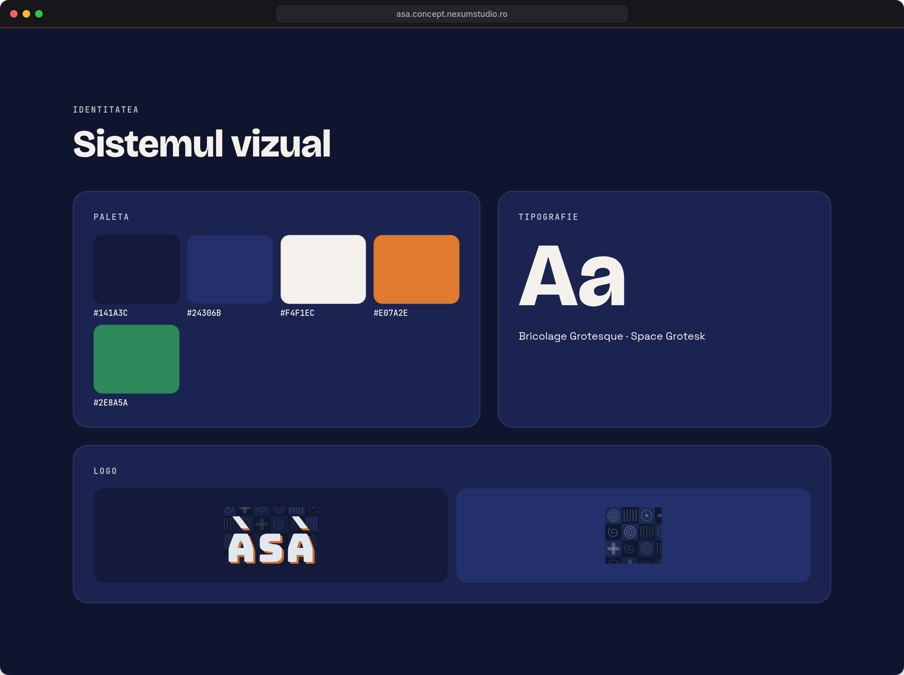 ÀṢÀ: Identitatea, desktop