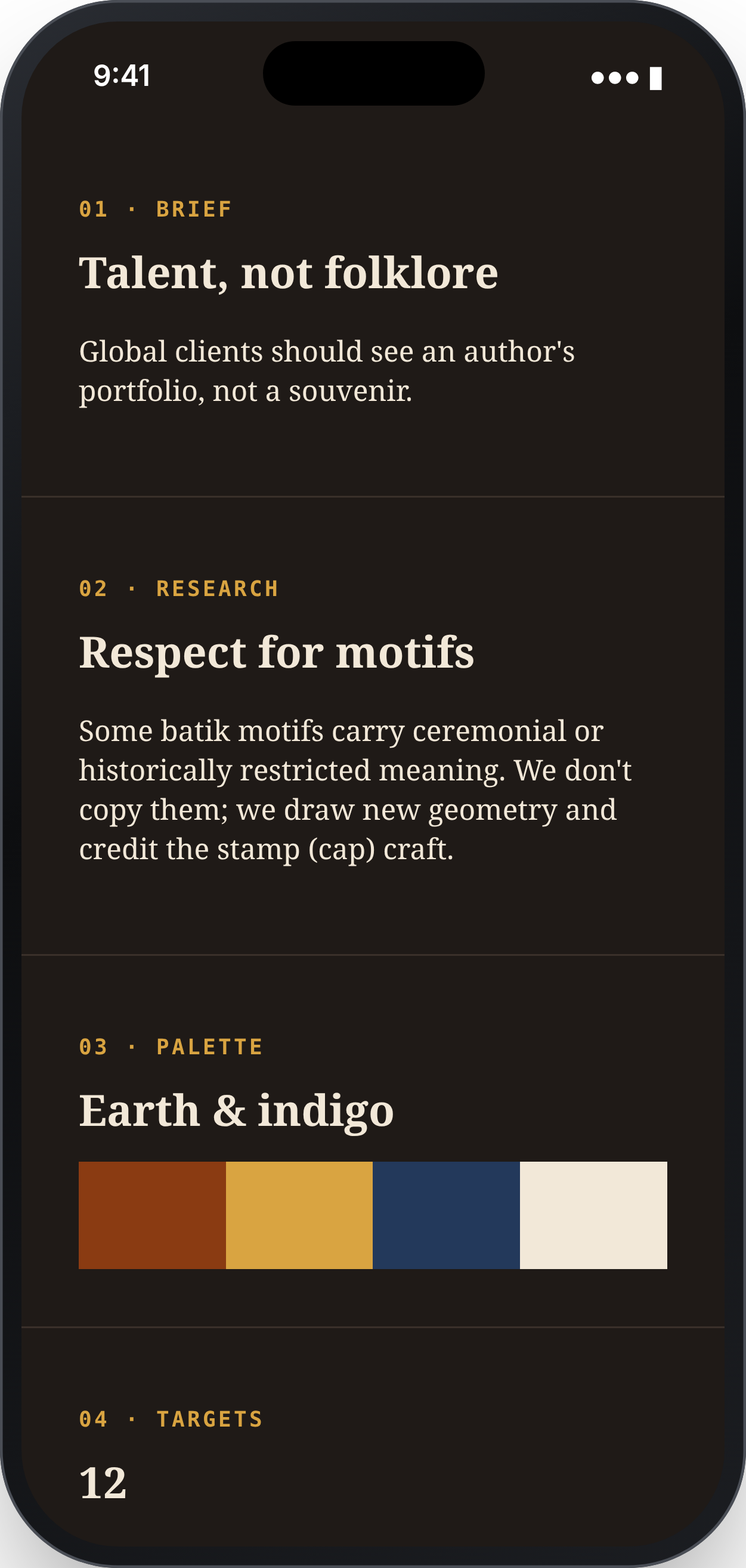 GARIS CAP: Brief, research, targets, phone
