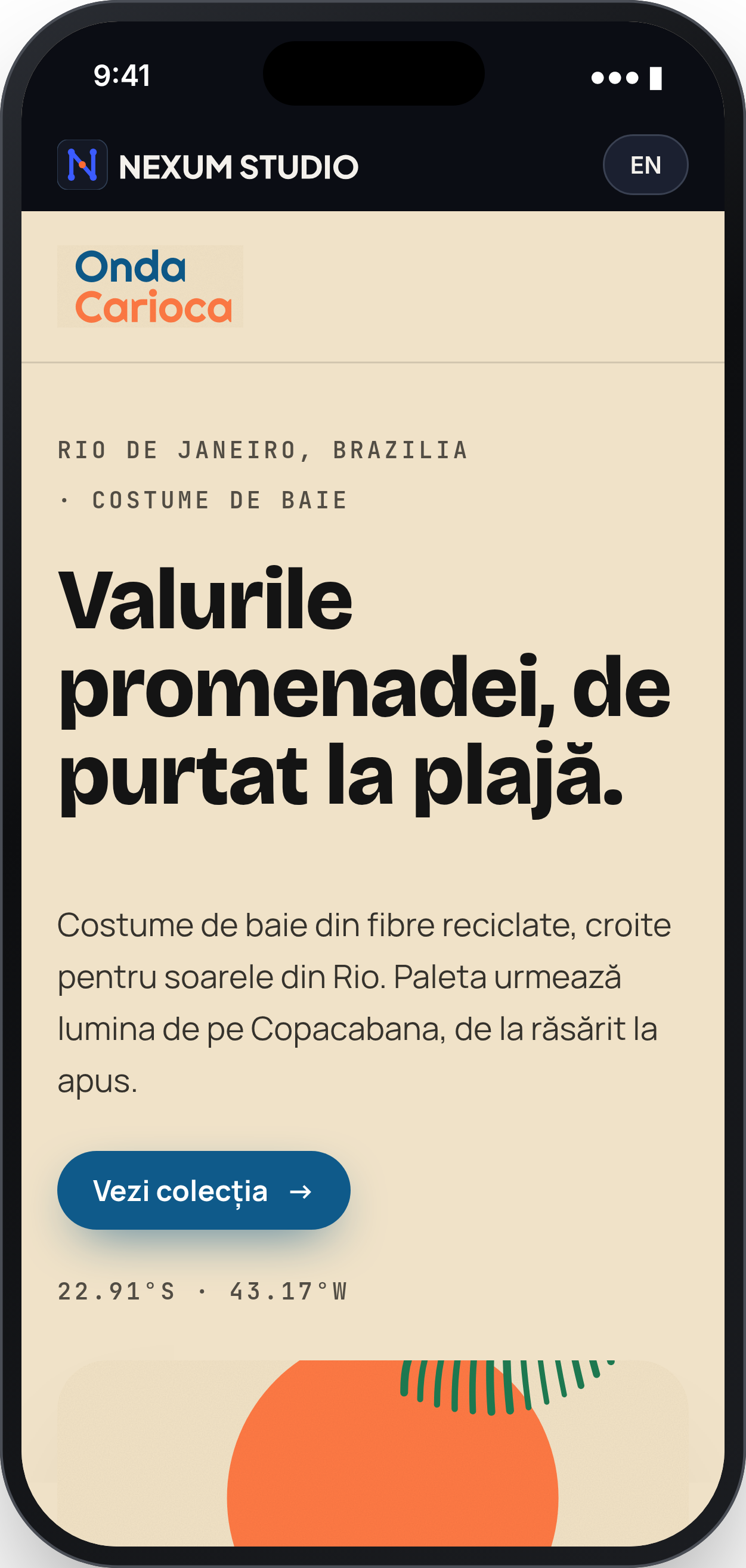 ONDA CARIOCA: Prima secțiune, telefon