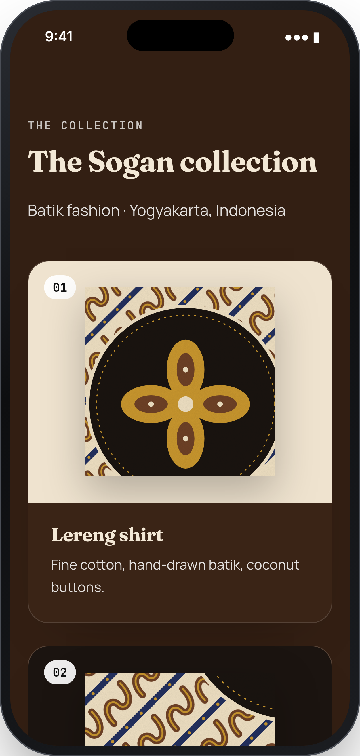 SEKAR PARANG: The collection, phone